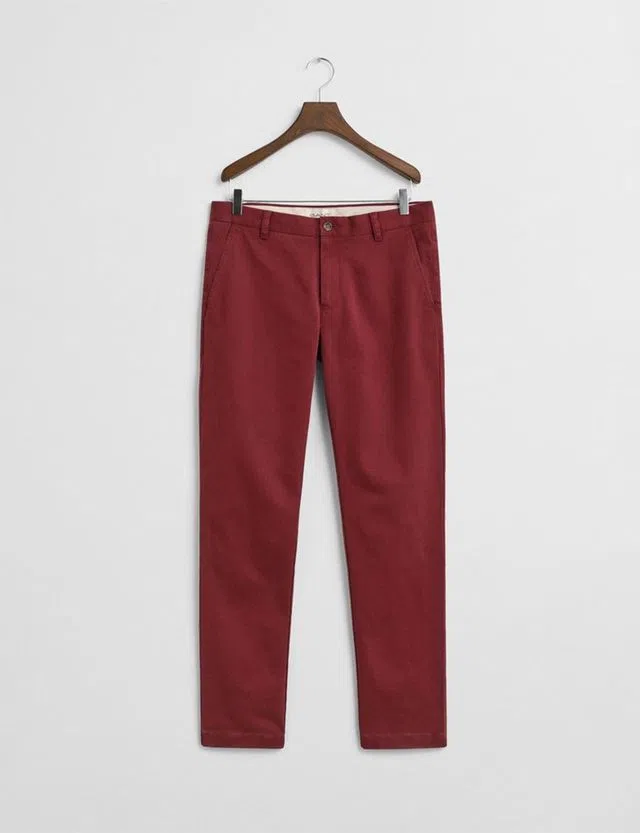 Super Slim Comfort Chino Pants Red