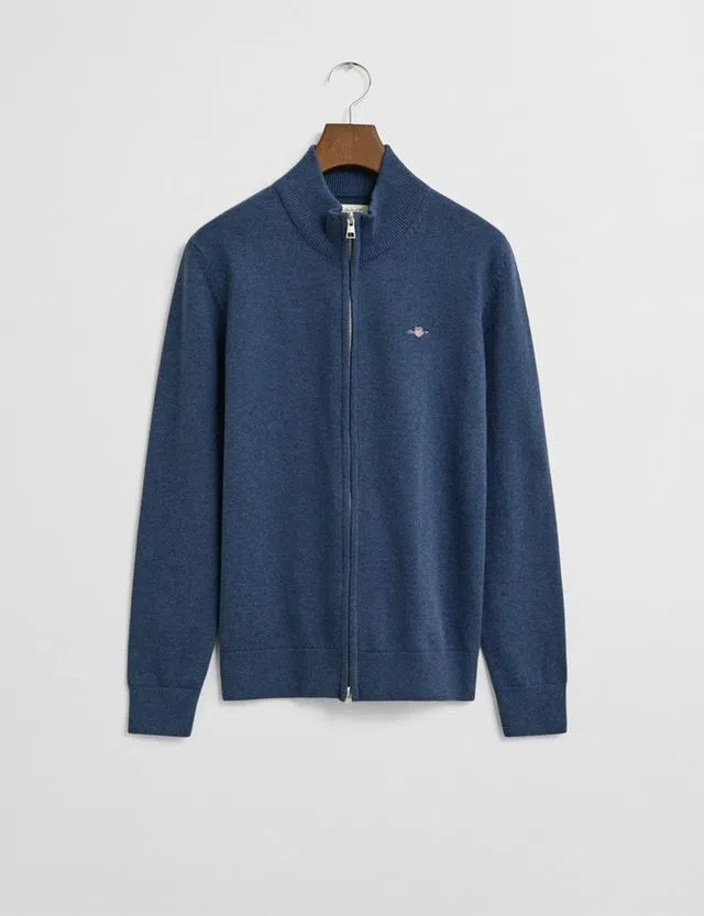 Cardigan de malha Azul
