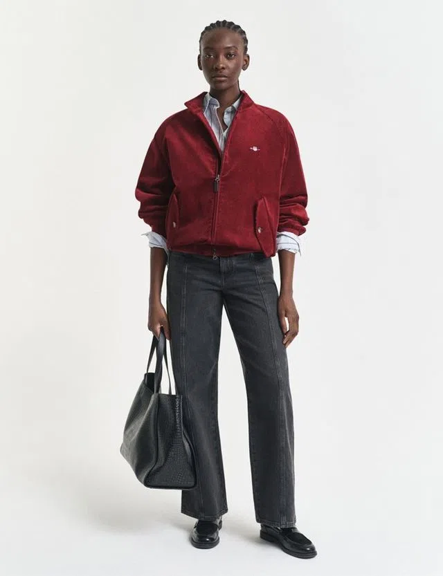 Relaxed Stretch Seam Black Denim