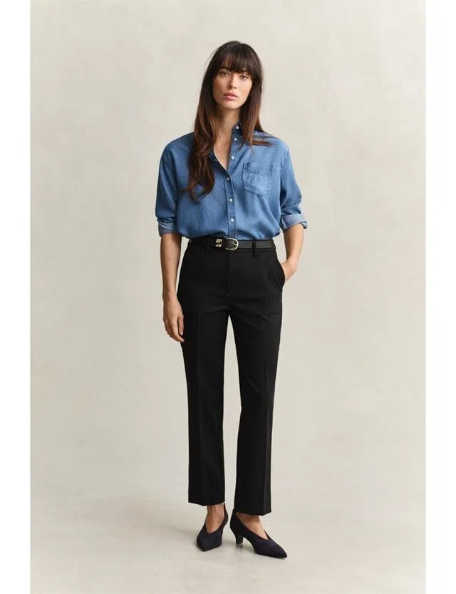 Fluid Slim Slack Pants Black