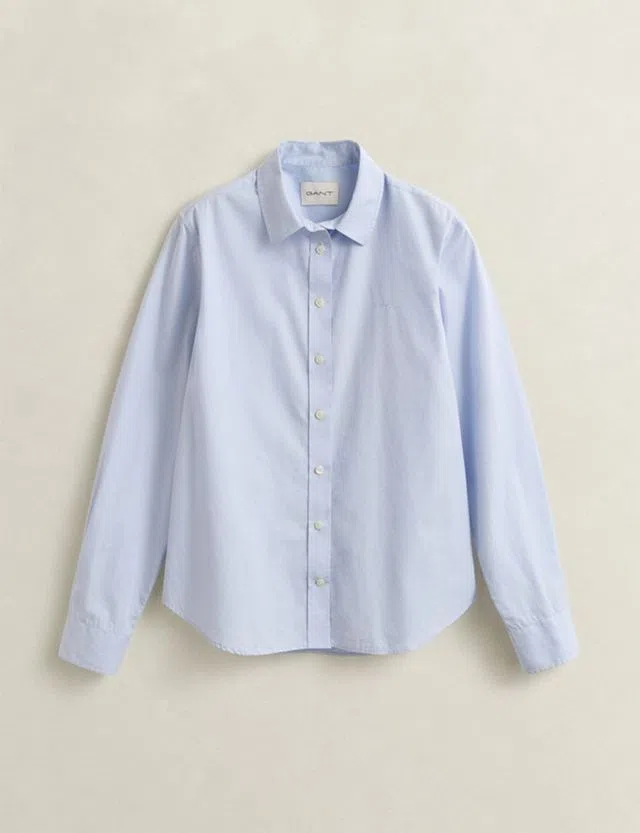 Camisa de popelina Classic regular fit Azul