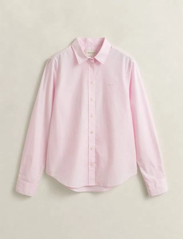 Camisa de popelina Classic regular fit Rosa