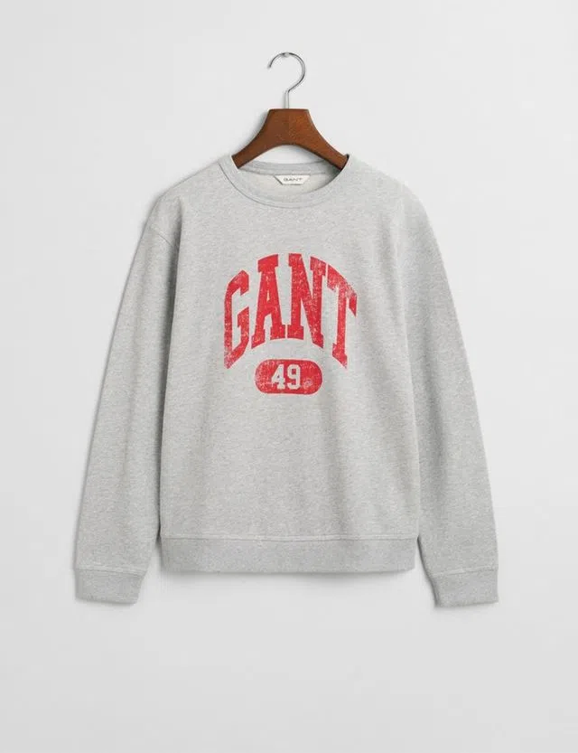 Gant 49 Arch Relaxed Grey Sweatshirt