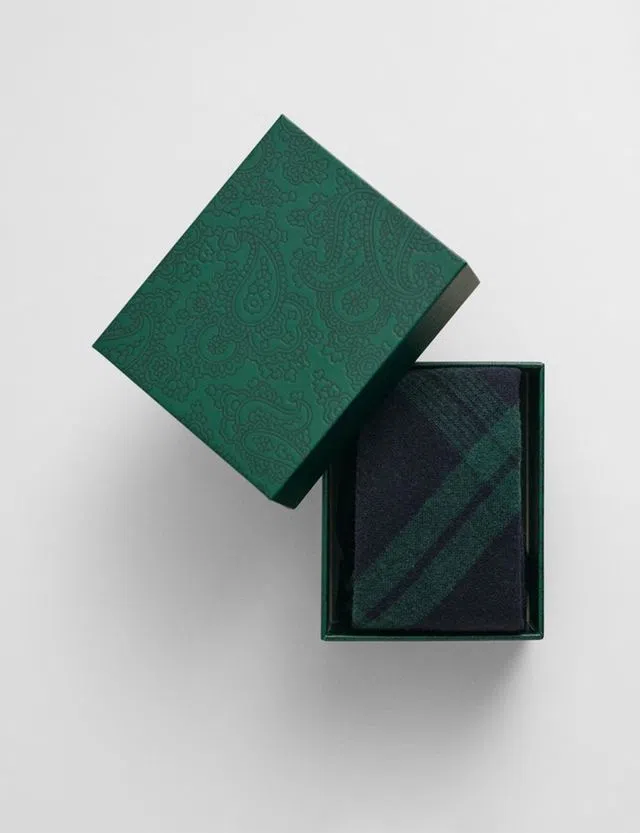 Wool Tie - Green Gift Pack