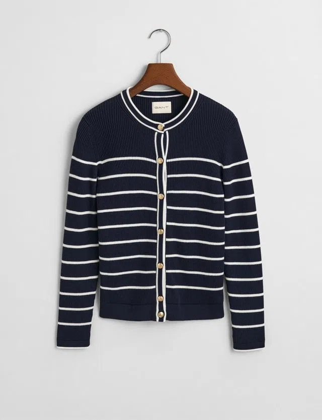 Cardigan de malha Azul