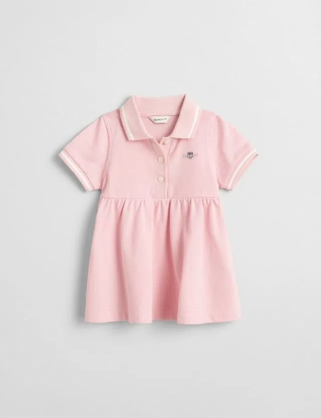 Vestido Pique Spin Rosa