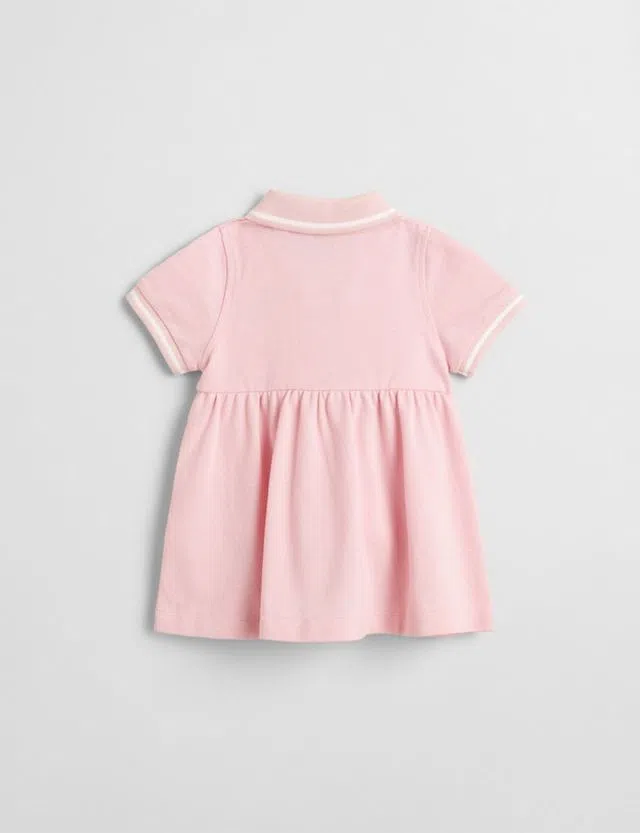Vestido Pique Spin Rosa