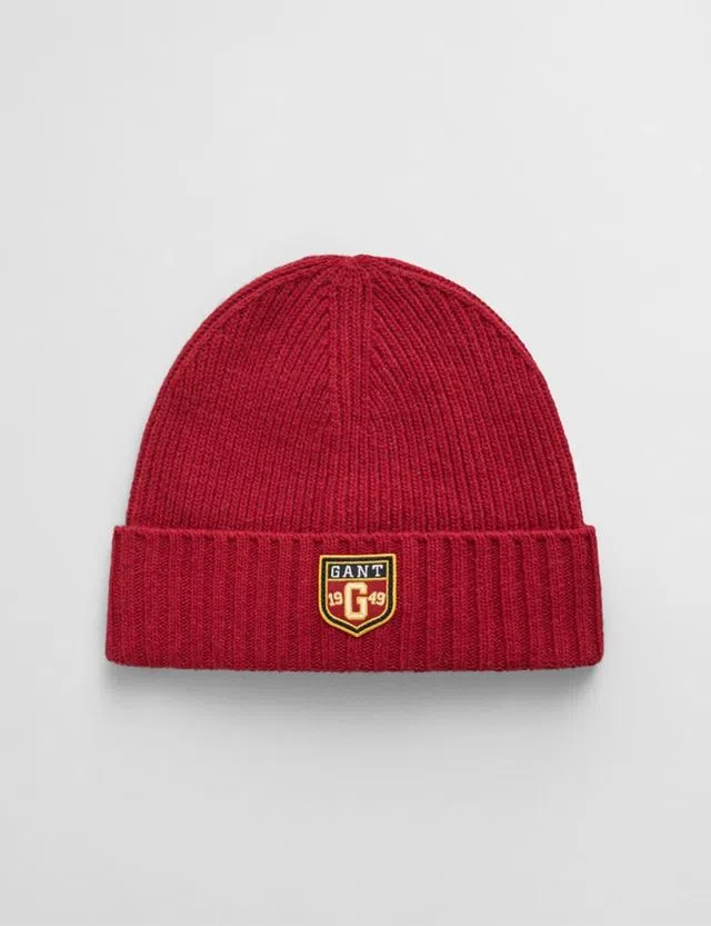 Red Wool Beanie