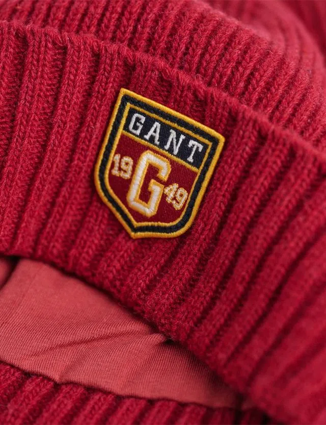 Red Wool Beanie