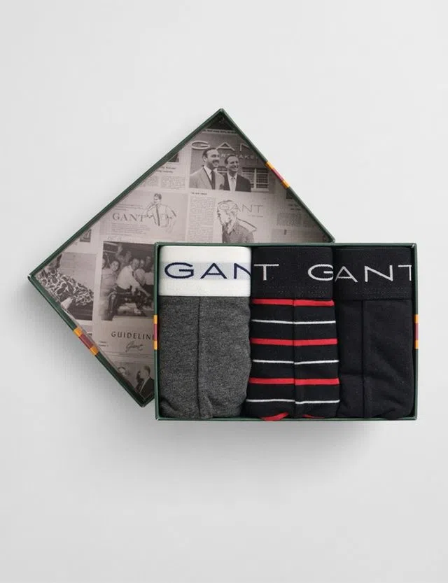 Pack 3 Striped Trunks - Gift Box