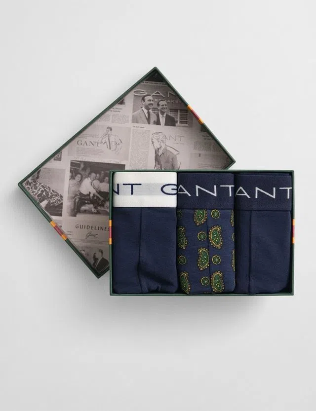 Pack 3 Trunks Paisley Print