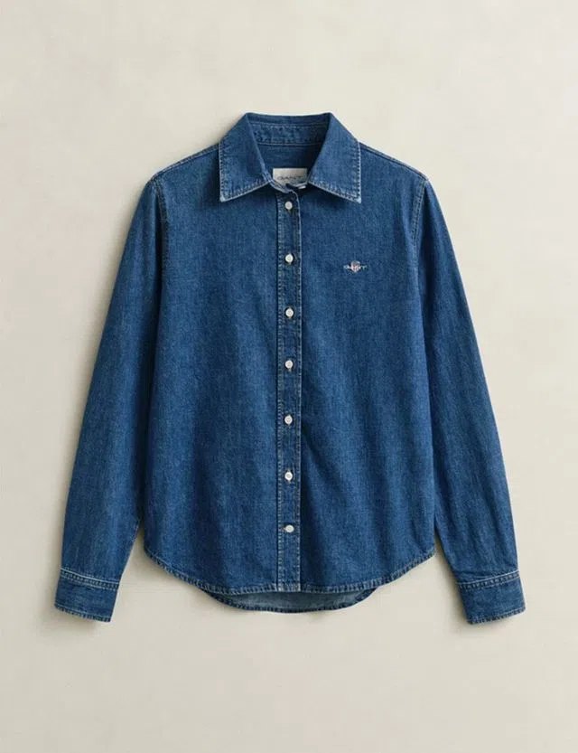 Camisa de ganga Regular Multicor