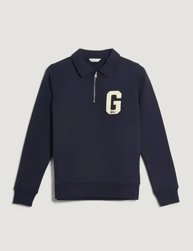 Blue Half-Zip Sweatshirt
