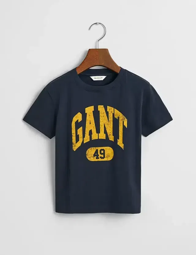 T-Shirt Gant 49 Arch Relaxed Azul