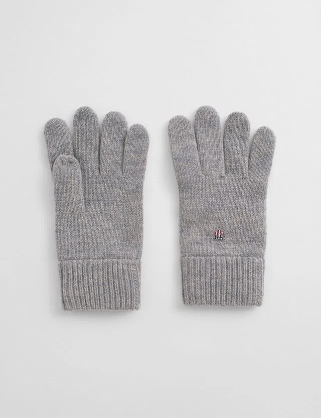 Grey Wool Gloves