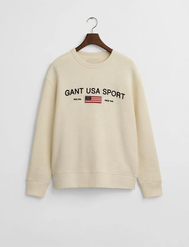 Sweatshirt Graphic Bege