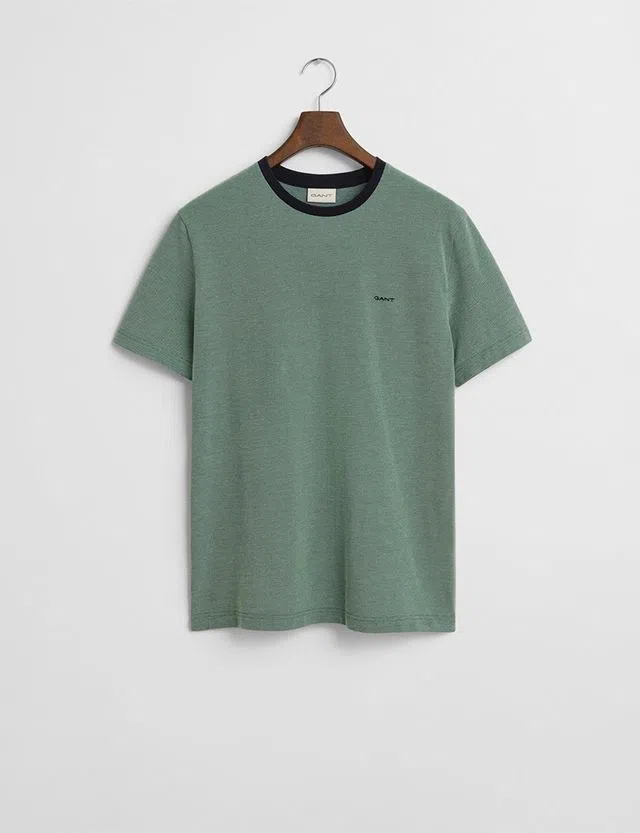 T-Shirt 4-Col Oxford Regular Verde
