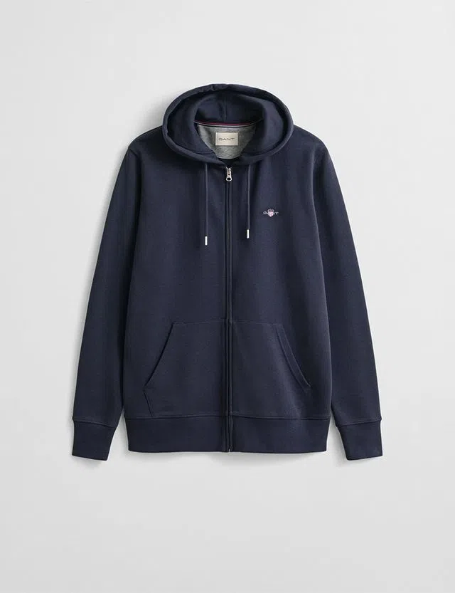 Sweatshirt com fecho Reg Shield Azul