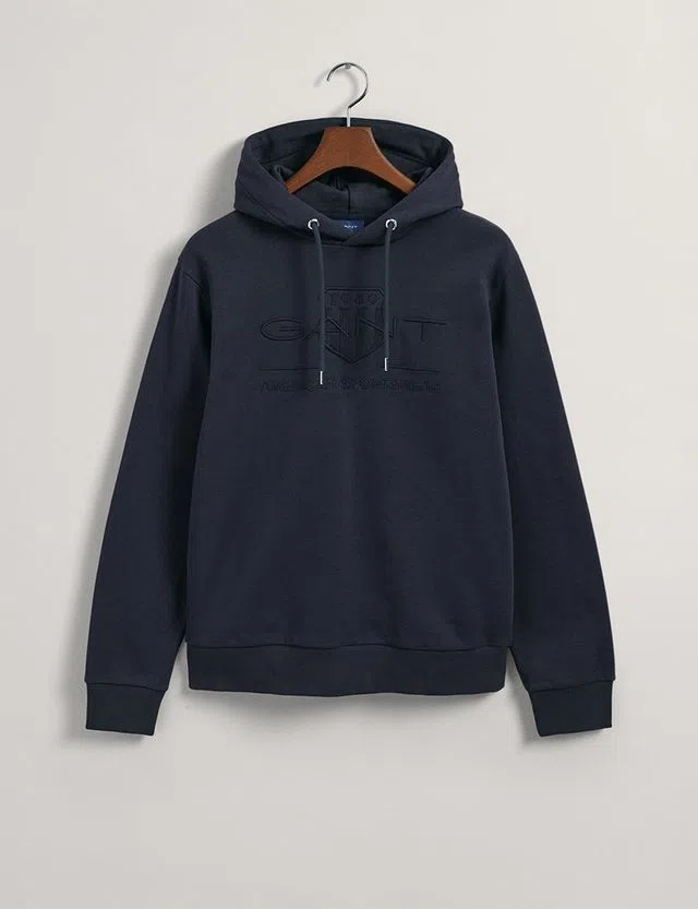 Sweatshirt Reg Tonal Shield Azul