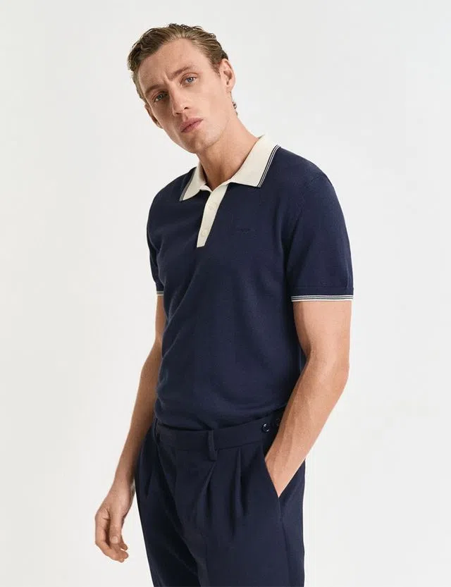 Pólo Modal Blend Azul