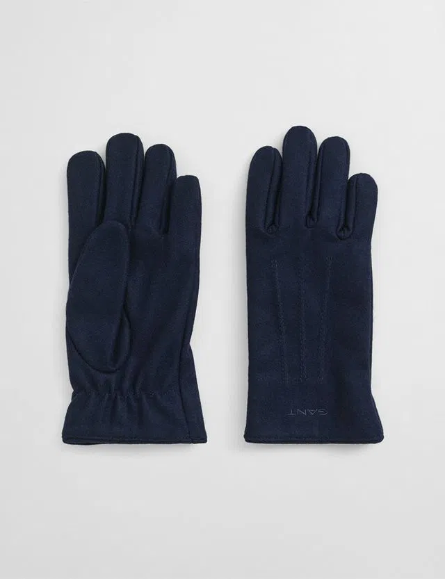 Melton Blue Gloves