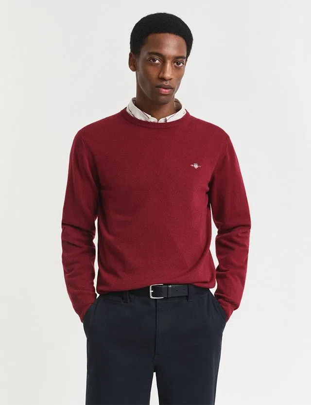 Fine Wool Sweater Red