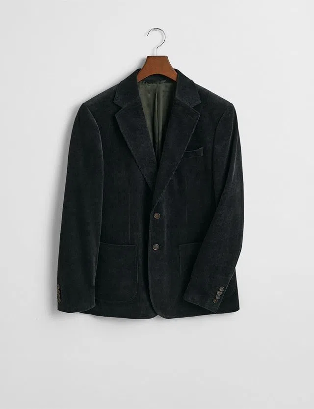 Blazer de fato Slim Cord Verde