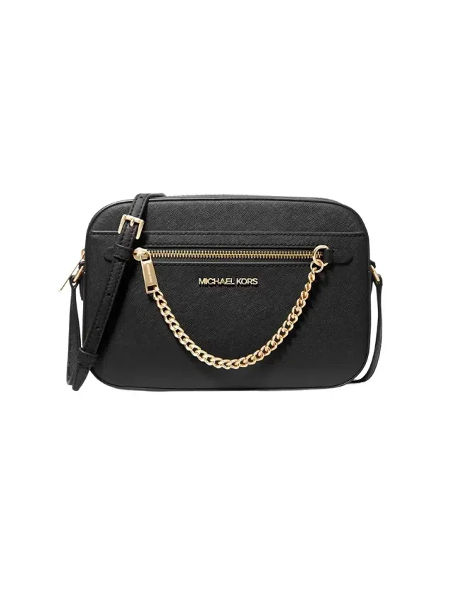 Jet Set Large Saffiano Leather Crossbody Bag
