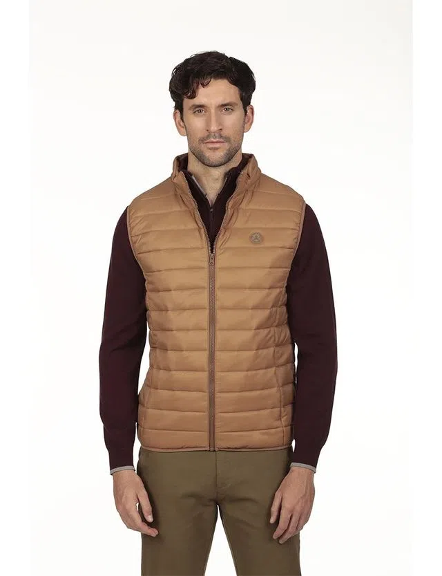 Regular Brown Padded Vest