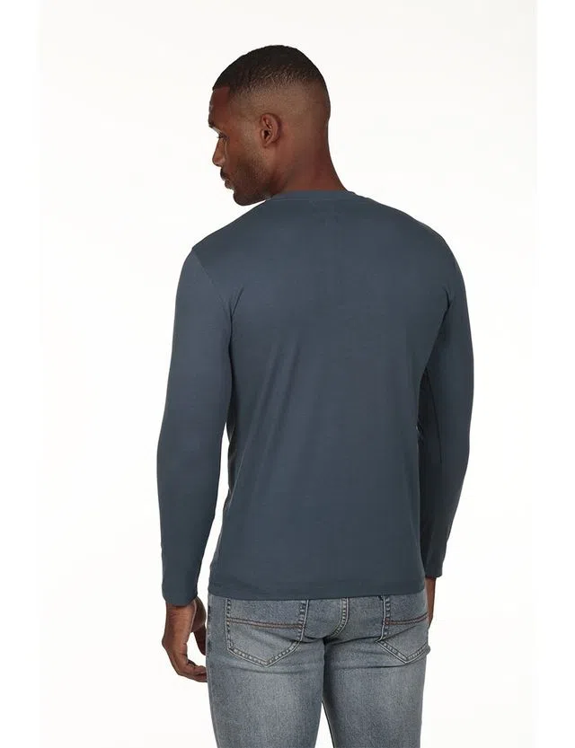 Camisola logo Regular Azul