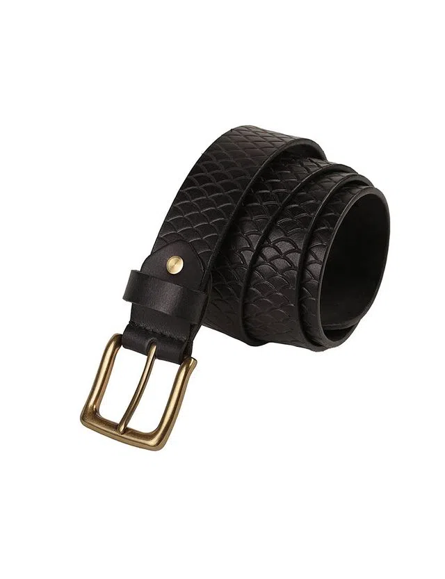 Cinturón de Cuero Negro
