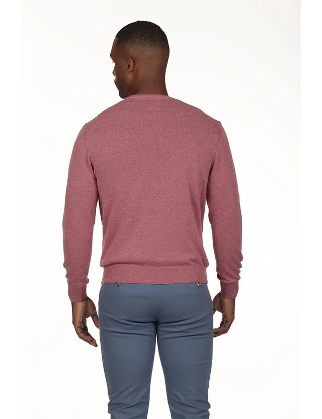 Regular Neck Sweater Pink
