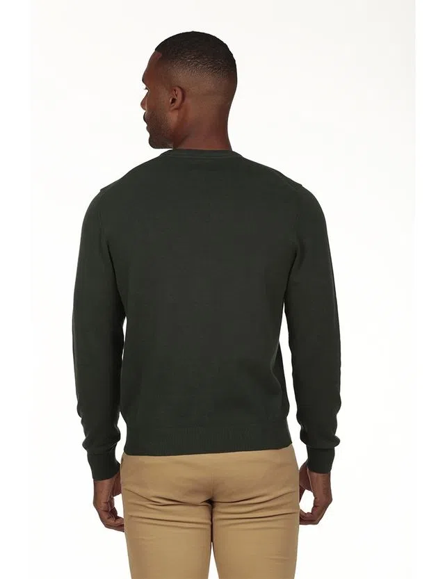 Regular Neck Sweater Dark Green