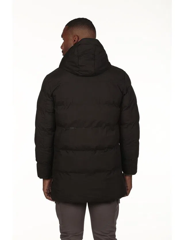 Parka 3/4 Regular Negra