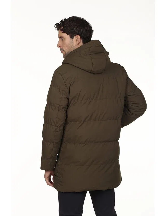Parka Regular Verde 3/4