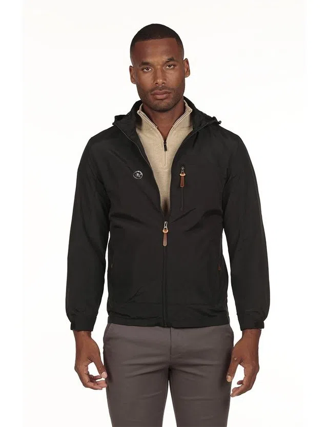 Corta-viento Regular Negro