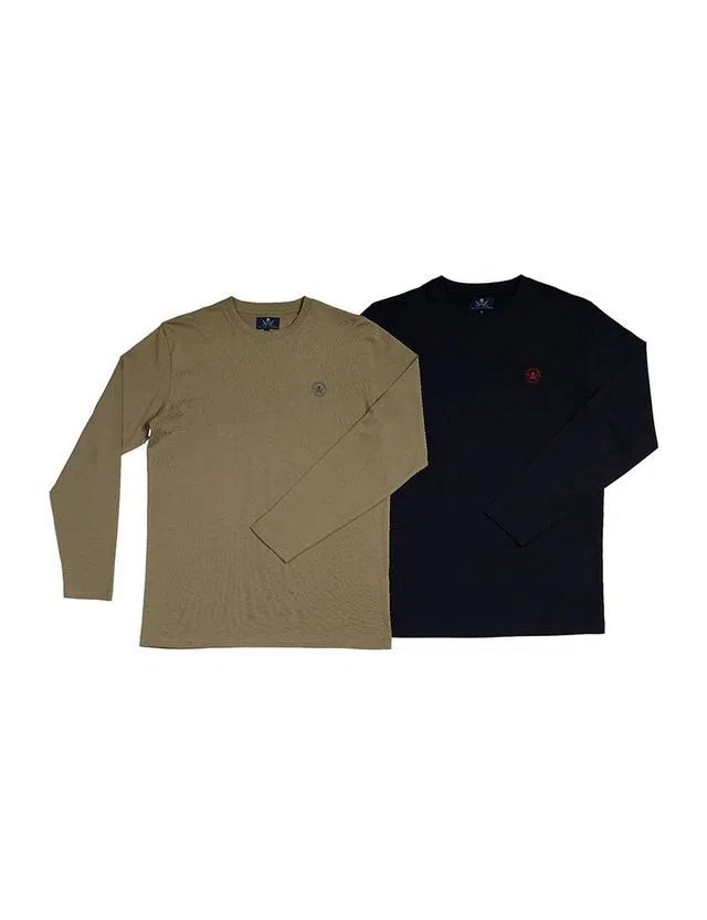 Pack 2 Camisolas logo Regular Fit