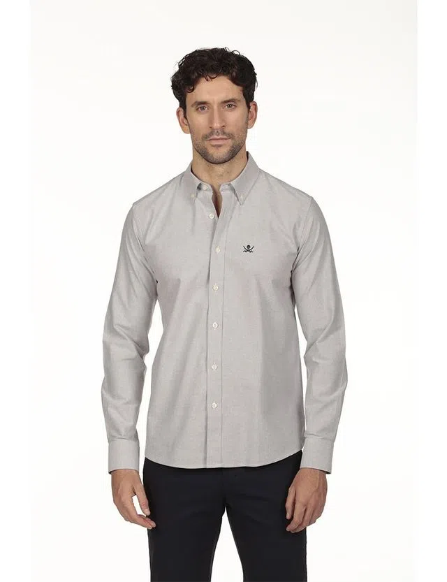 Pack Camisa Oxford Fit Regular + Cinturón de Cuero Reversible
