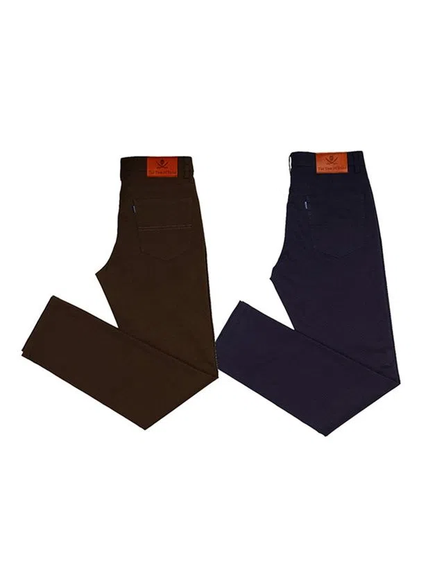 Pack 2 Calças Regular Fit