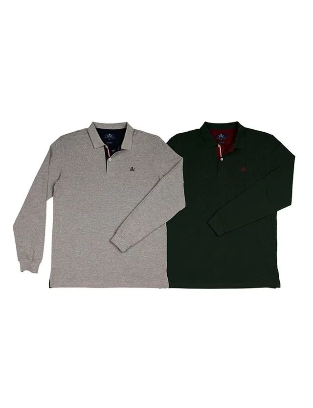 Pack 2 Pólos Regular Fit