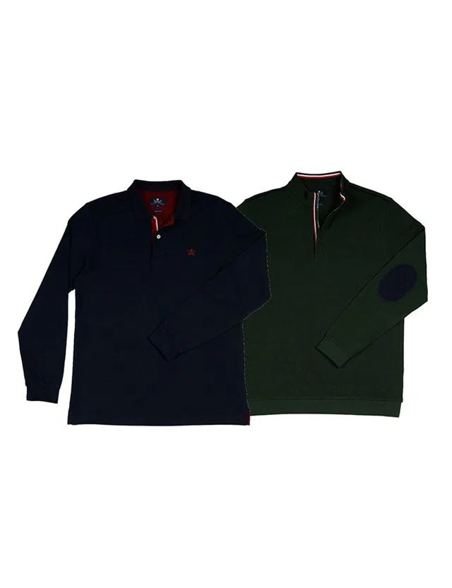Pack 2 Pólos Regular Fit