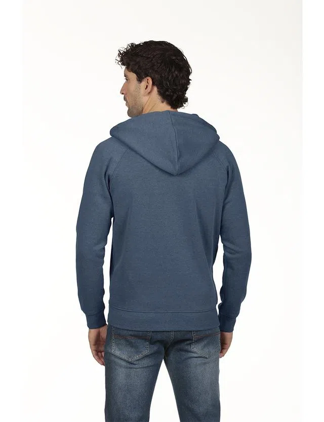 Sudadera con cremallera Regular Azul